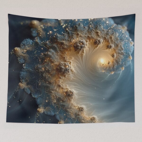 Item preview, Infinity Curl - Fractal Constellations designed and sold by Cosmicly-Inked.