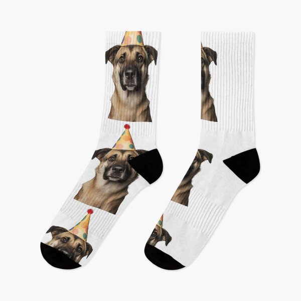 Item preview, Cute Anatolian Shepherd dog with Party Hat Birthday Celebration designed and sold by LazyOwlStore.