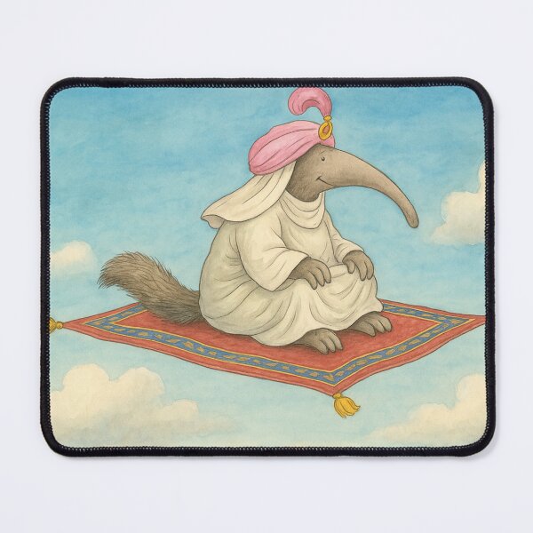 Item preview, Anteater on a flying carpet designed and sold by Mauswohn.