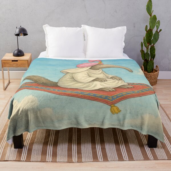 Item preview, Anteater on a flying carpet designed and sold by Mauswohn.