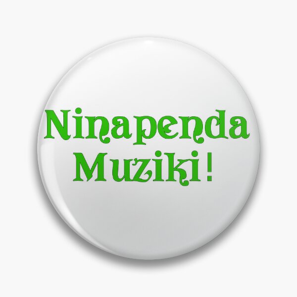 Aperçu de l'œuvre J'adore la musique en swahili ! créée et vendue par DGFletcher.