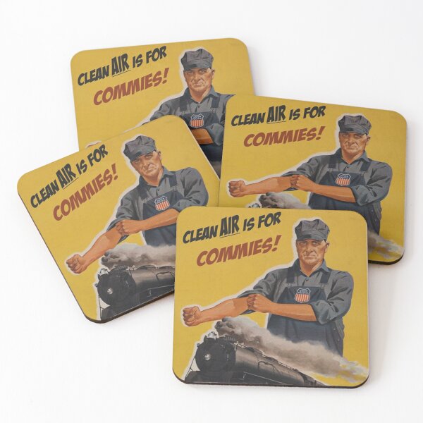 Item preview, Poster Clean air is for commies designed and sold by valdoBEtrand.
