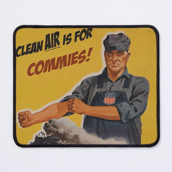 Item preview, Poster Clean air is for commies designed and sold by valdoBEtrand.