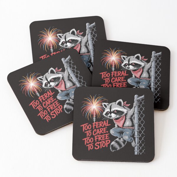 Item preview, Too Feral to Care Too Free to Stop – Feral But Free 4th of July designed and sold by Slavicsoul.