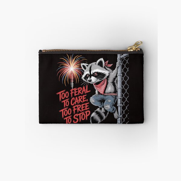 Item preview, Too Feral to Care Too Free to Stop – Feral But Free 4th of July designed and sold by Slavicsoul.