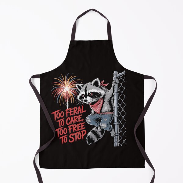 Item preview, Too Feral to Care Too Free to Stop – Feral But Free 4th of July designed and sold by Slavicsoul.