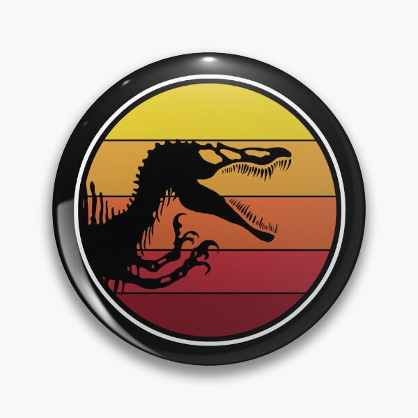 Item preview, spinosaurus skeleton jurassic logo  designed and sold by Blck-Acid-Devil.