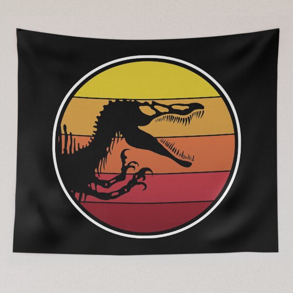 Item preview, spinosaurus skeleton jurassic logo  designed and sold by Blck-Acid-Devil.