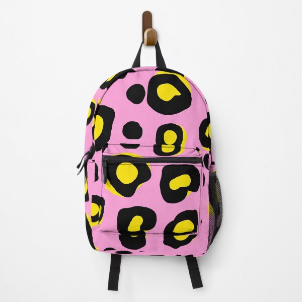 Item preview, Leopard print pink lemonade oversized animal print pink yellow designed and sold by beesocks.