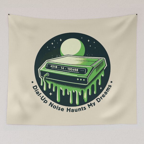 Item preview, Dial-Up Noise Haunts My Dreams designed and sold by Scaryzz.