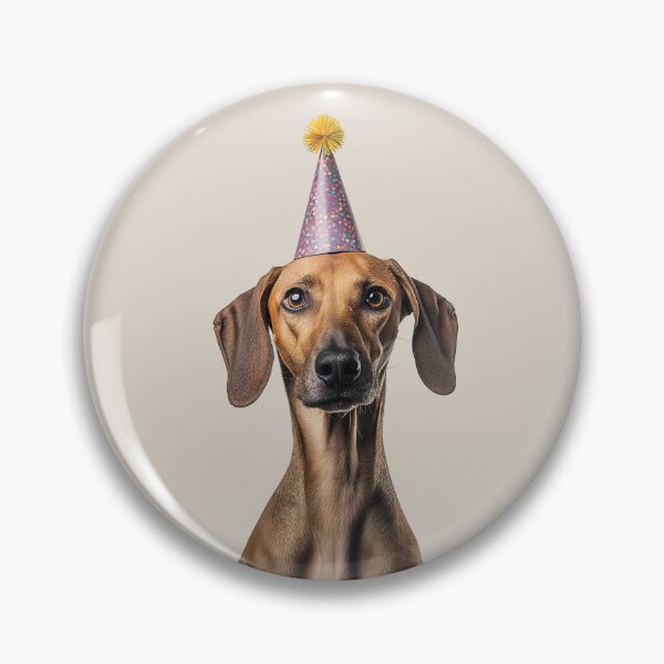 Item preview, Cute Azawakh dog with Party Hat Birthday Celebration designed and sold by LazyOwlStore.