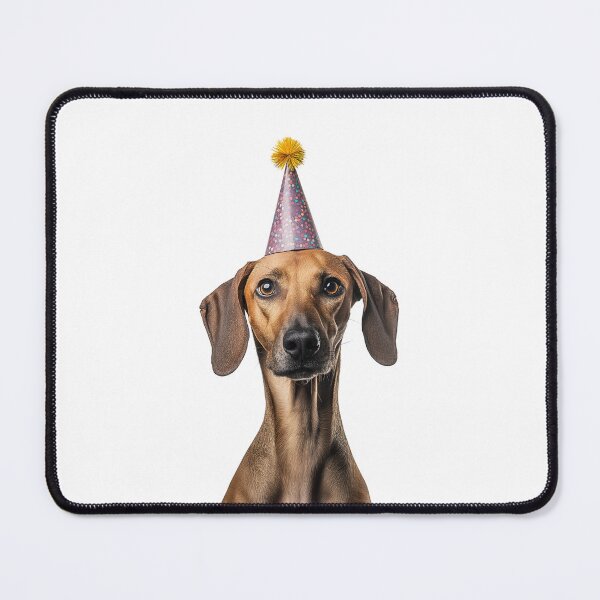 Item preview, Cute Azawakh dog with Party Hat Birthday Celebration designed and sold by LazyOwlStore.