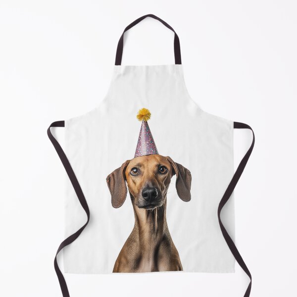 Item preview, Cute Azawakh dog with Party Hat Birthday Celebration designed and sold by LazyOwlStore.