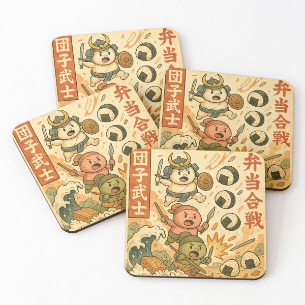 Item preview, Bento Warriors: Dango Assault designed and sold by SuperNovaDesigns.