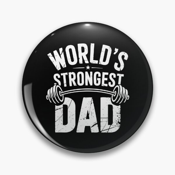 Item preview, World’s Strongest Dad Shirt. Funny Gym Father’s Day Gift for Fit Dads. designed and sold by Aknarin Thika.