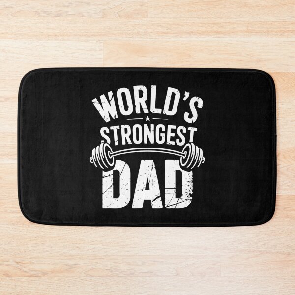 Item preview, World’s Strongest Dad Shirt. Funny Gym Father’s Day Gift for Fit Dads. designed and sold by Aknarin Thika.