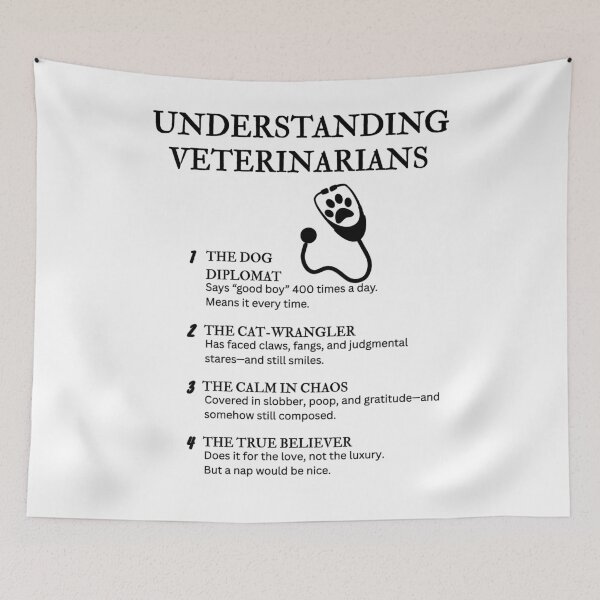Item preview, Understanding Veterinarians – Funny Animal Care Definitions designed and sold by PsyFlow35.
