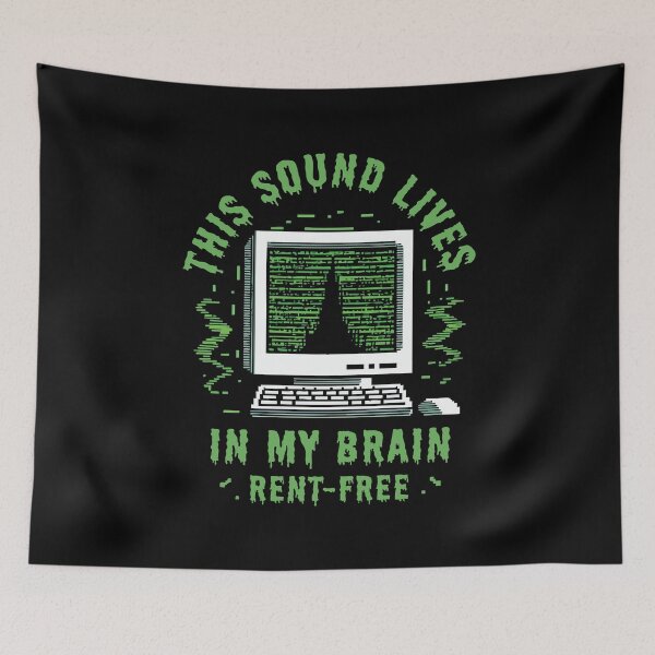 Item preview, This Sound Lives in My Brain Rent-Free designed and sold by Scaryzz.
