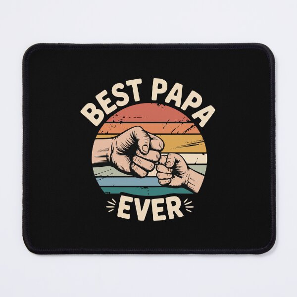 Item preview, Best Papa Ever Fist Bump Shirt. Retro Vintage Father’s Day Gift. designed and sold by Aknarin Thika.