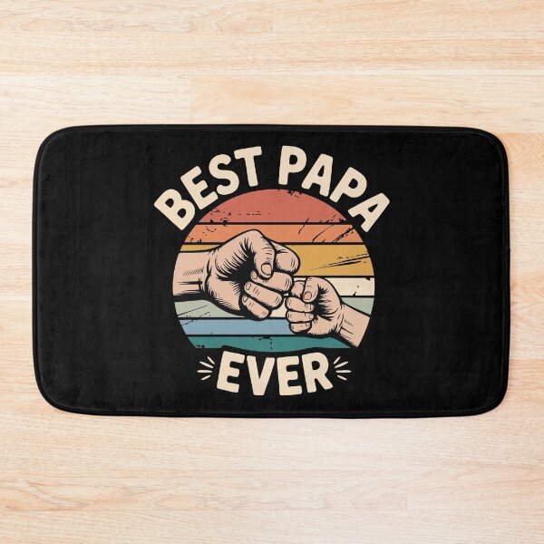 Item preview, Best Papa Ever Fist Bump Shirt. Retro Vintage Father’s Day Gift. designed and sold by Aknarin Thika.