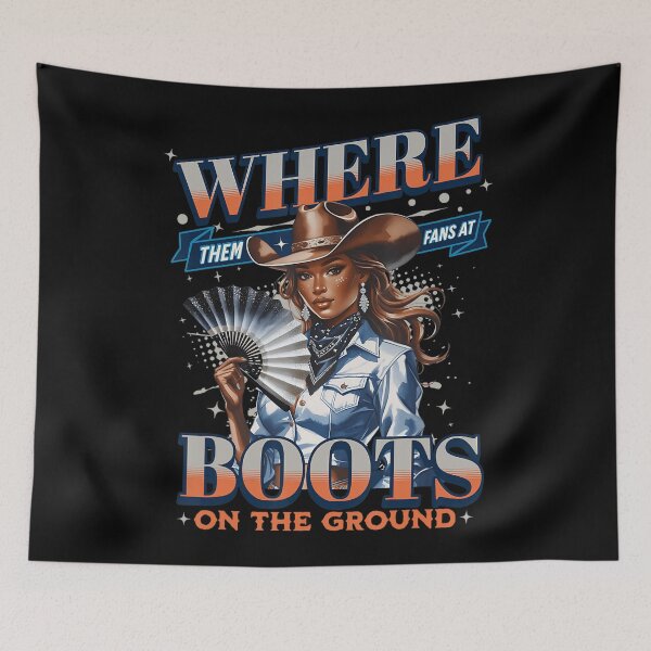 Artikelvorschau, Wo sind die Fans bei Boots Linedance? entworfen und verkauft von sanchezcal.