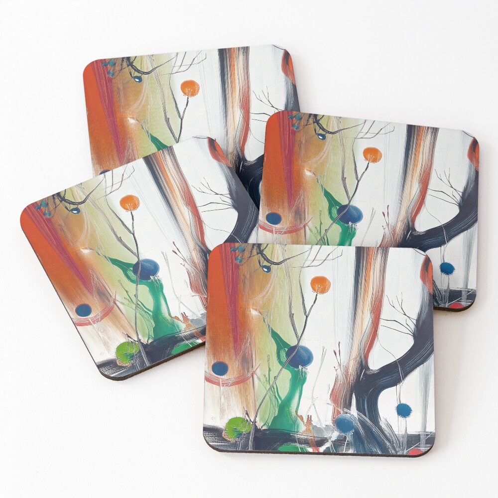 Item preview, Coasters (Set of 4) designed and sold by RodAshOffbeat.