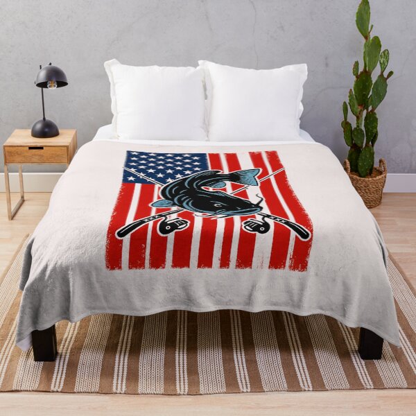 Item preview, 4th of July Fishing USA Flag Catfish Catfishing Patriotic designed and sold by facegm.