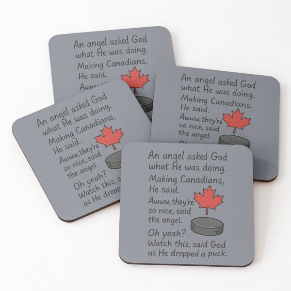 Item preview, Funny Canadian Hockey Quote designed and sold by HowToCanadian.