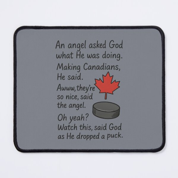Item preview, Funny Canadian Hockey Quote designed and sold by HowToCanadian.