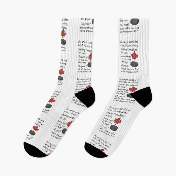 Item preview, Funny Canadian Hockey Quote designed and sold by HowToCanadian.