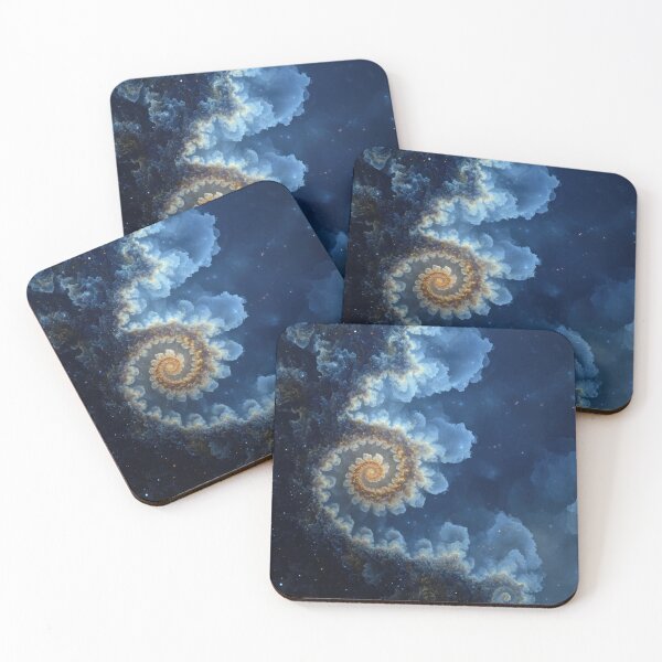 Item preview, Nebula Helix Bloom - Fractal Constellations designed and sold by Cosmicly-Inked.
