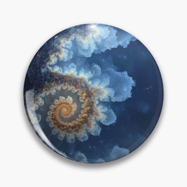 Item preview, Nebula Helix Bloom - Fractal Constellations designed and sold by Cosmicly-Inked.