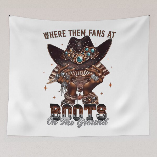 Item preview, Where Them Fans At Boots designed and sold by sanchezcal.