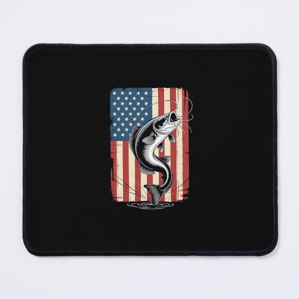 Item preview, 4th of July Fishing USA Flag Catfish Catfishing Patriotic designed and sold by facegm.