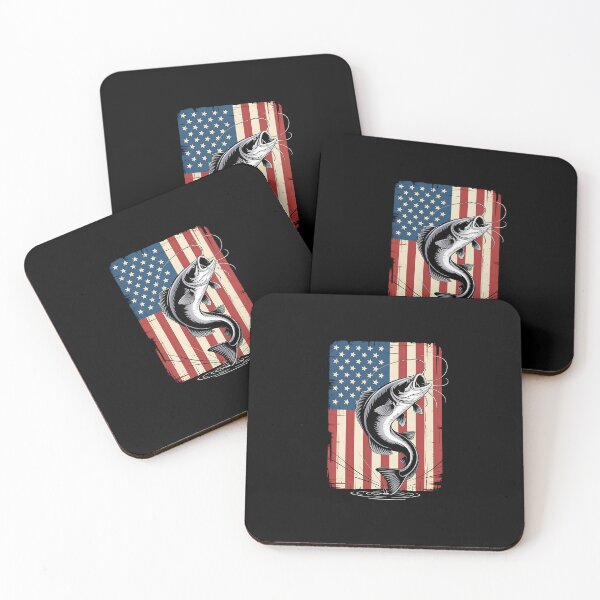 Item preview, 4th of July Fishing USA Flag Catfish Catfishing Patriotic designed and sold by facegm.