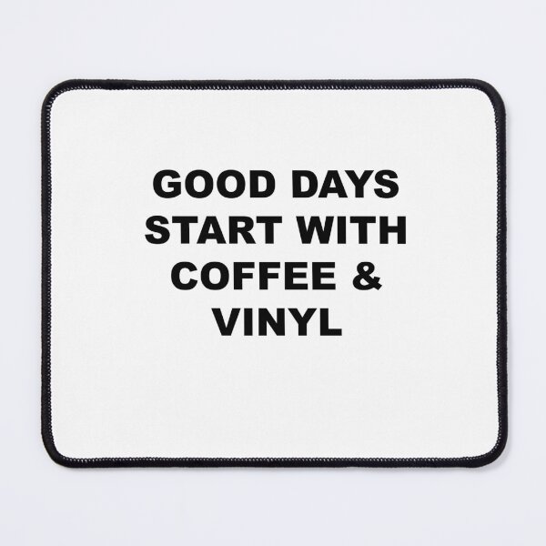 Artikelvorschau, Gute Tage starten mit Kaffee und Vinyl entworfen und verkauft von blackoutstudios.