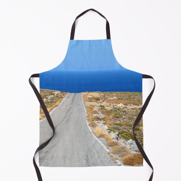 Item preview, Empty mountain road on the island of Crete, Greece designed and sold by studio838.