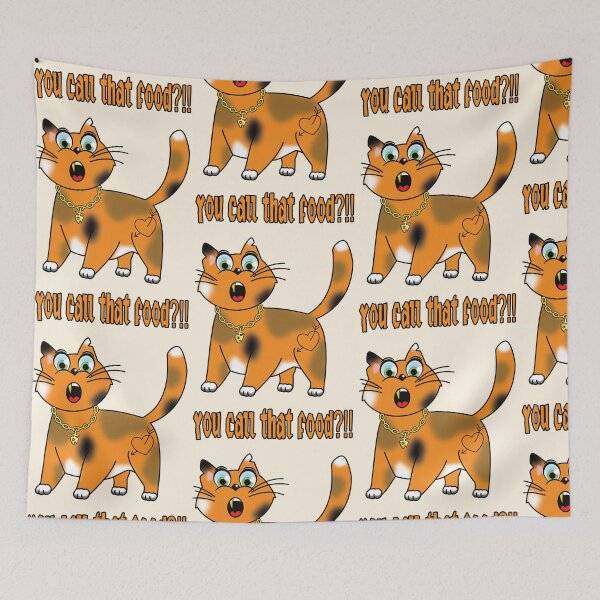 Item preview, Sarcastic Cat - You call that food?!! designed and sold by Eugen-B.