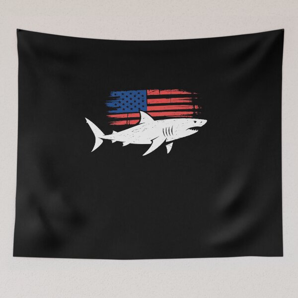 Item preview, Barracuda US American Flag Marine 4th Of July Fish USA Gift designed and sold by facegm.