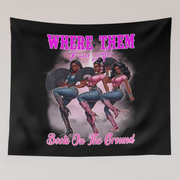 Item preview, Where Them Fans At Cowgirl designed and sold by sanchezcal.