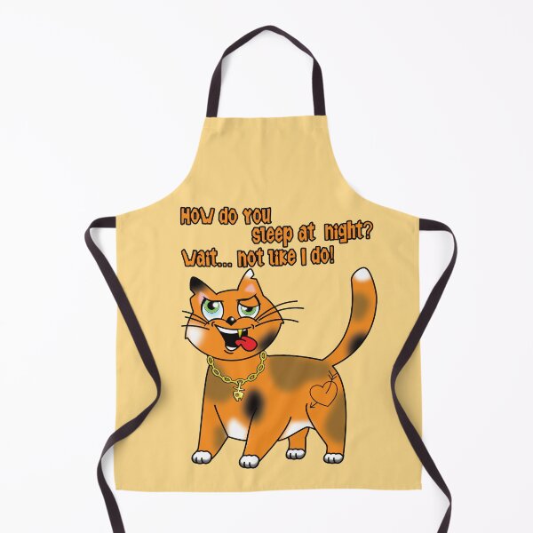 Item preview, Sarcastic Cat - How do you sleep at night? Wait... not like I do! designed and sold by Eugen-B.