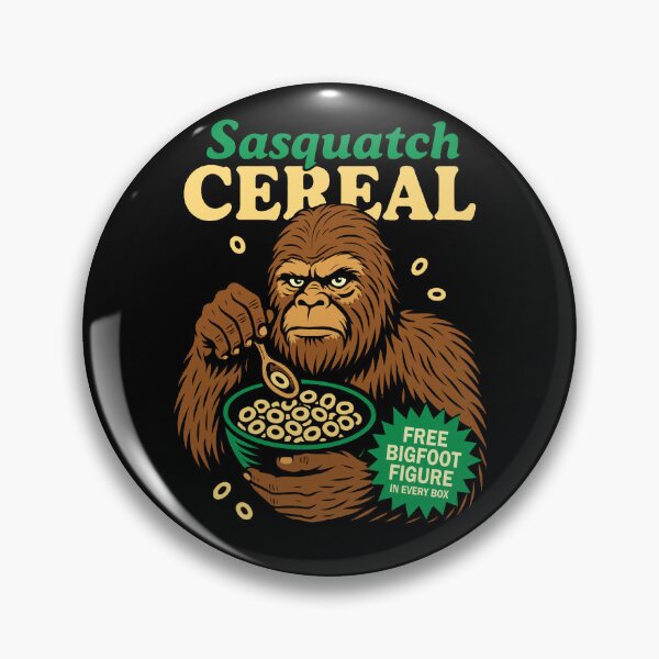 Item preview, Sasquatch Cereal Parody | Funny Bigfoot Cryptid  designed and sold by Shirt-Face.