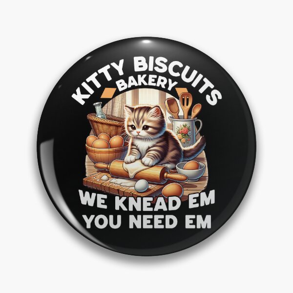 Item preview, We Knead Em You Need Em Cat Bakery designed and sold by Belarte.shop.