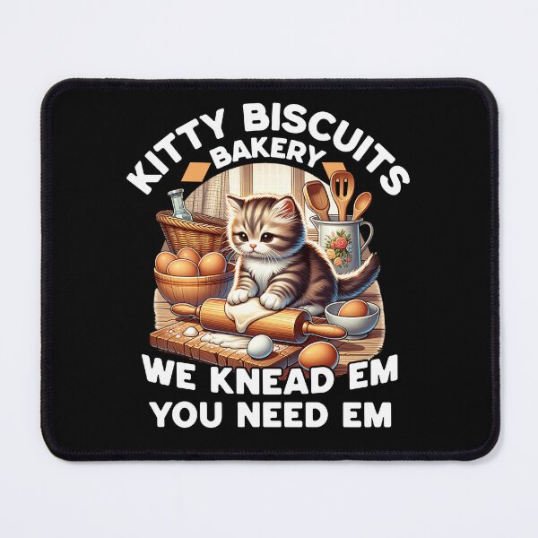 Item preview, We Knead Em You Need Em Cat Bakery designed and sold by Belarte.shop.