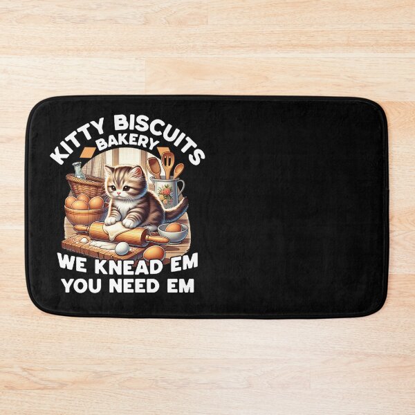 Item preview, We Knead Em You Need Em Cat Bakery designed and sold by Belarte.shop.