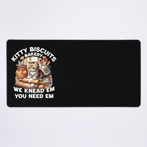 Item preview, We Knead Em You Need Em Cat Bakery designed and sold by Belarte.shop.