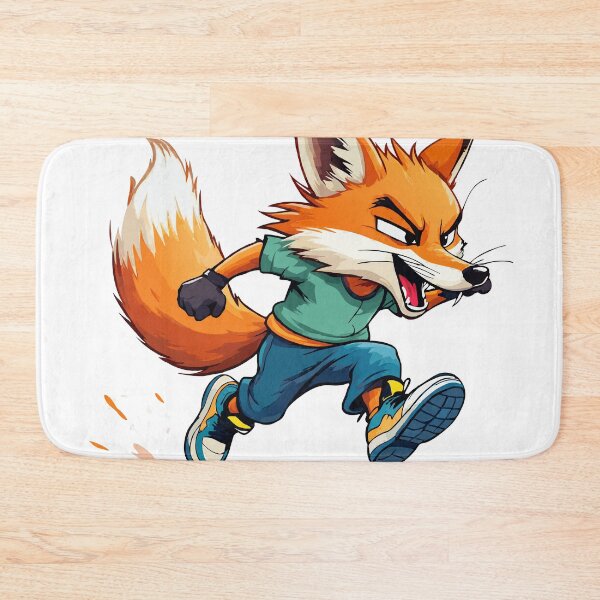 Artikelvorschau, Schneller Fox Runner | Lustiger Cartoon-Sprinter entworfen und verkauft von NovaProArt.