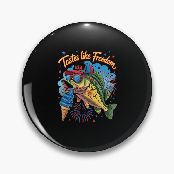 Item preview, Funny Usa Fishing Tastes Like Freedom 4th Of July America designed and sold by diyoor.