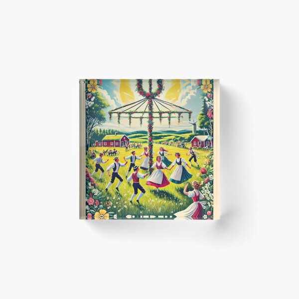 Item preview, Swedish Midsommar Dance Around the Maypole designed and sold by Koalangel.