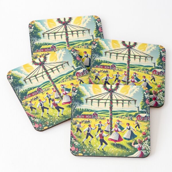 Item preview, Swedish Midsommar Dance Around the Maypole designed and sold by Koalangel.